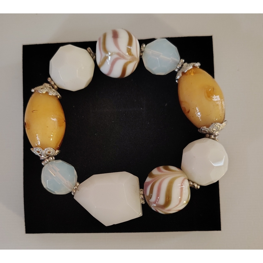 Elegant Multicolor Stones Stretchable Bracelet